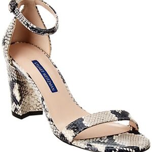 Stuart Weitzman Nearlynude Leather Sandal